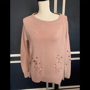 Express Distressed Sweater